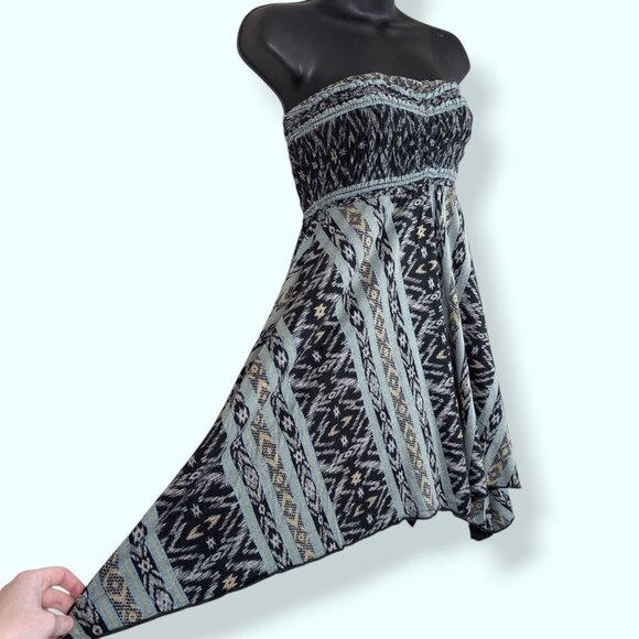 Billabong Strapless Kerchief Dress - Picture 2 of 9